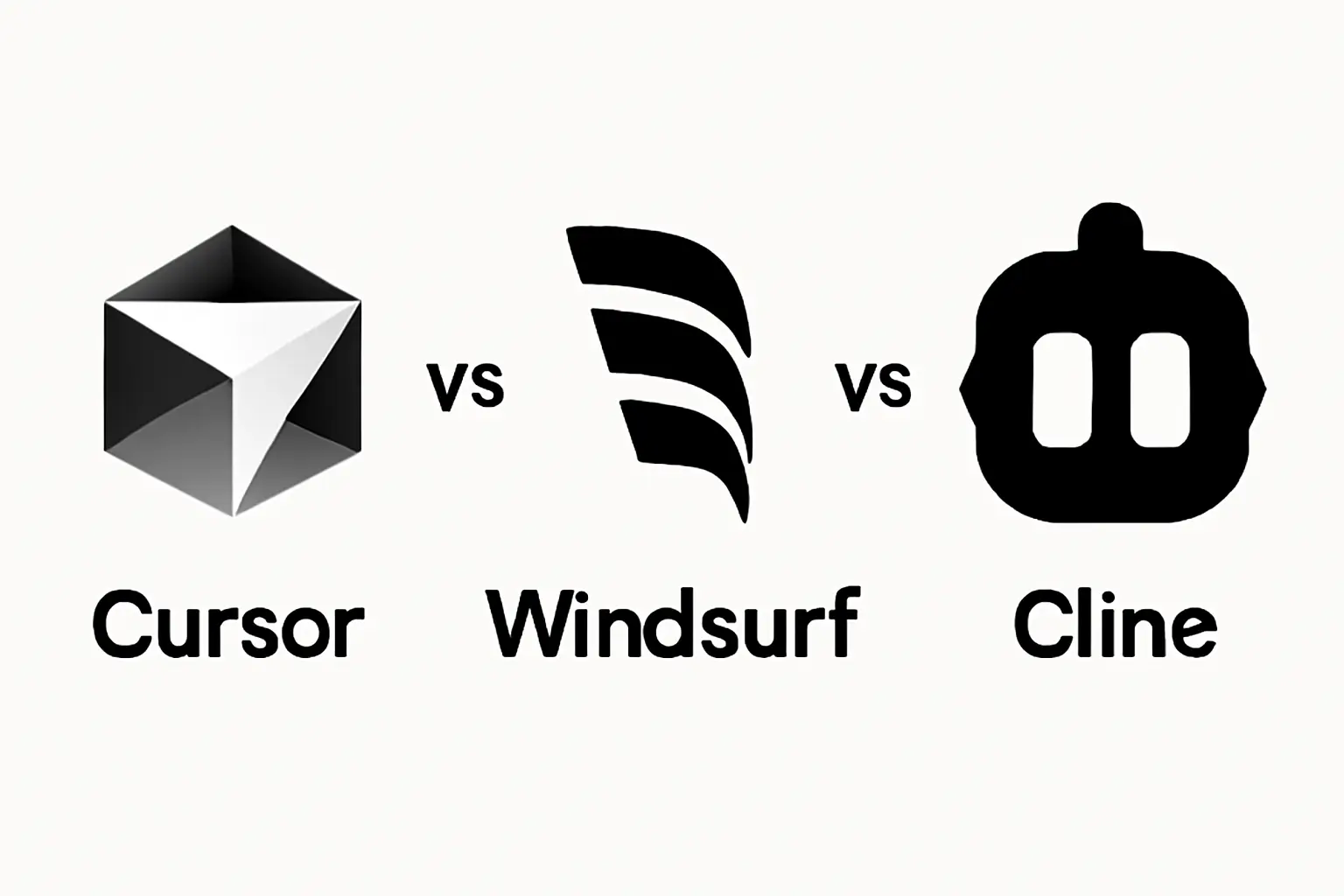 Cursor vs Windsurf vs Cline